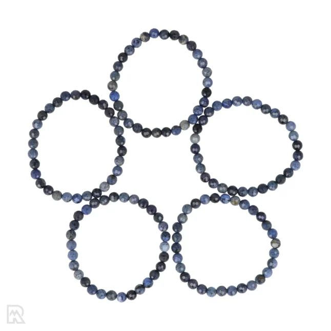 Dumortierite Faceted Bracelet | 6 mm