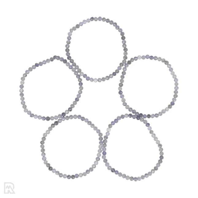 Iolite - Watersapphire Faceted Bracelet | 4 mm