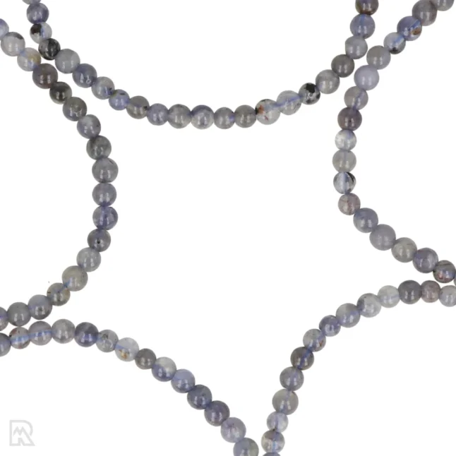 Ioliet - Watersaffier Kogelarmband | 4 mm - Image 2