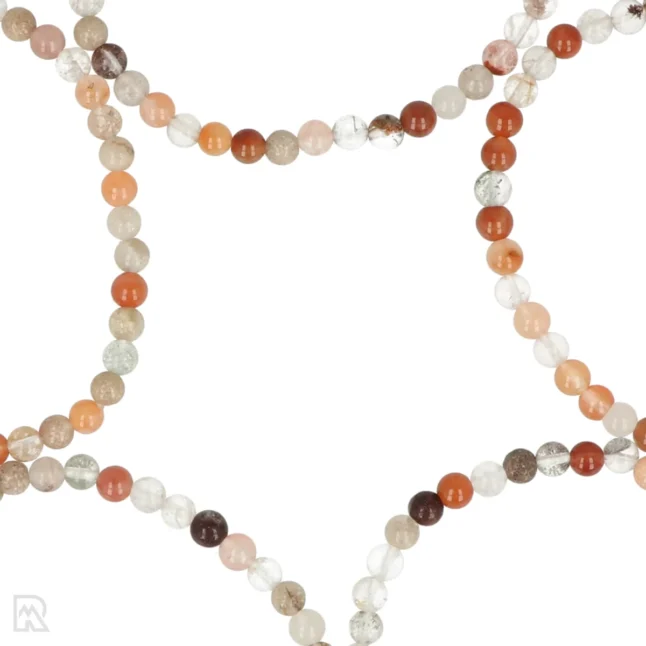 Kwarts Mix Kogelarmband | 4 mm - Afbeelding 2