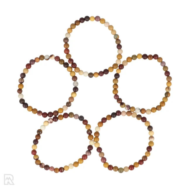 Mookaite Jasper Children's bracelet | 4 mm