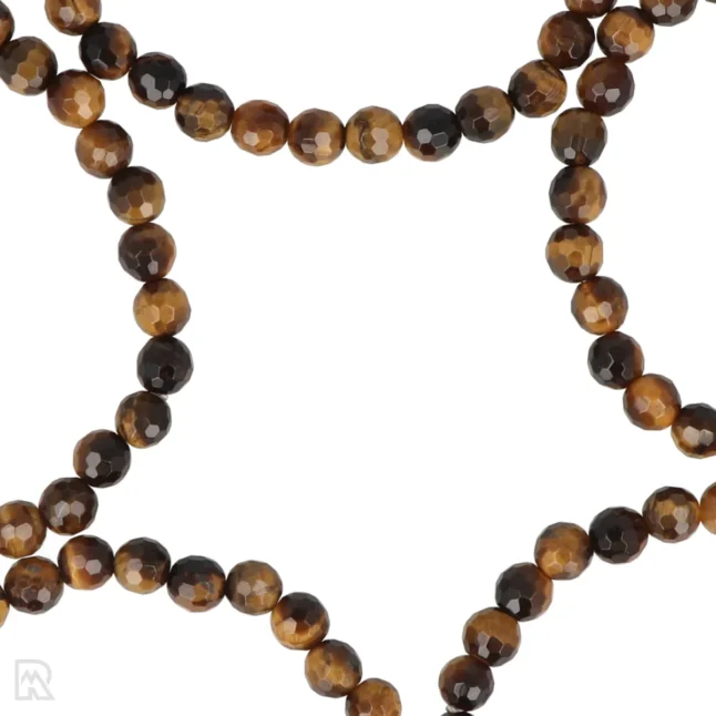 Tijgeroog Facetarmband | 6 mm - Afbeelding 2
