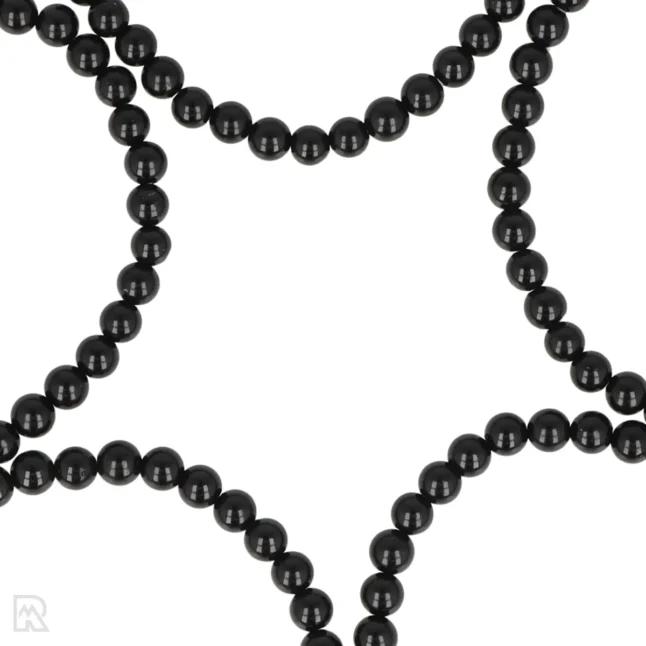 Zwarte Toermalijn Kinderarmband | 4 mm - Image 2