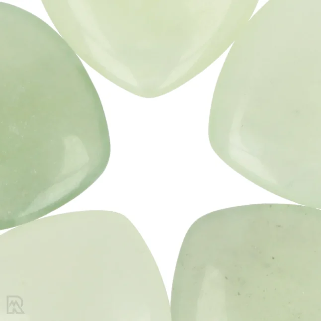 Serpentijn - New Jade Hart Hanger | 2 cm - Afbeelding 2