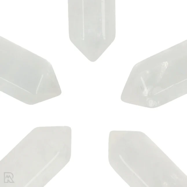 Bergkristal Dubbeleinder Hanger | 3,2 cm - Image 2