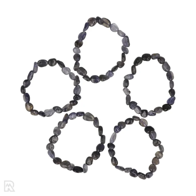 Iolite - Watersapphire Drumstone Bracelet