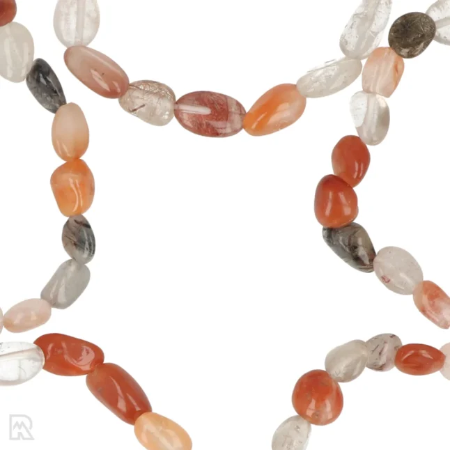 Kwarts Mix Trommelsteen Armband - Afbeelding 2
