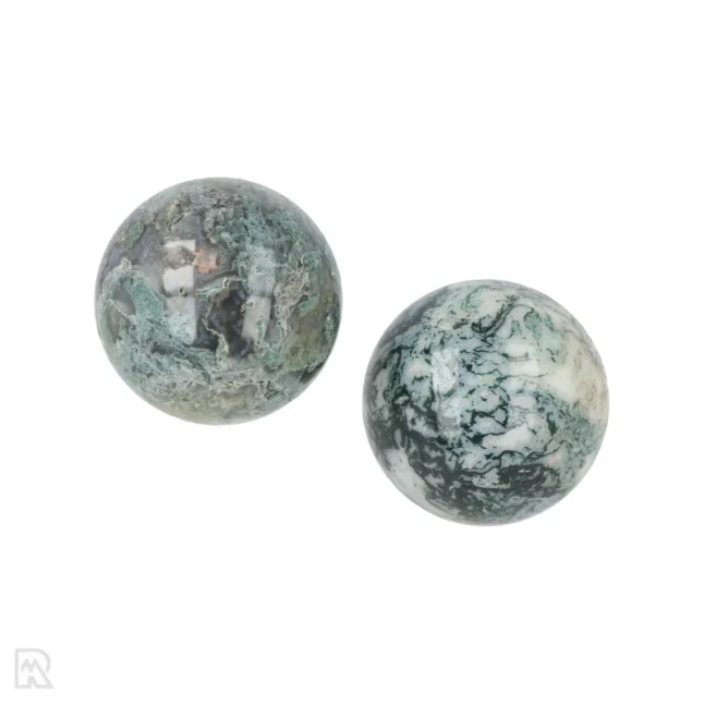 Moss agate Spheres from India with item number 18263