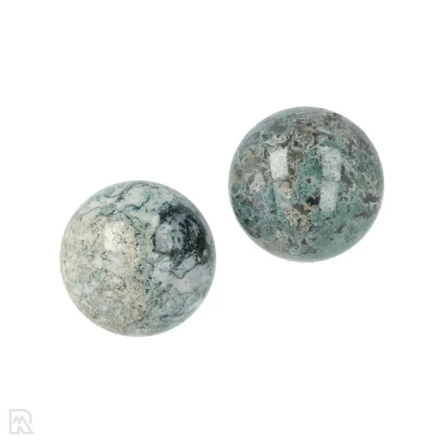 Moss agate Spheres from India with item number 18263
