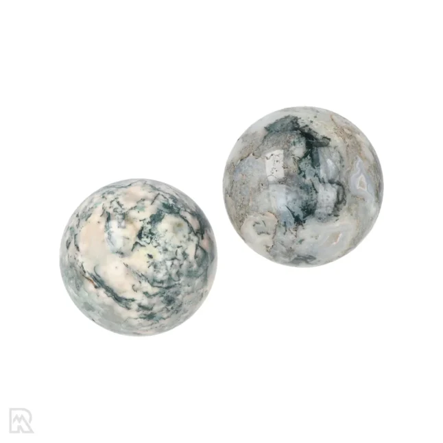 Moss agate Spheres from India with item number 18267
