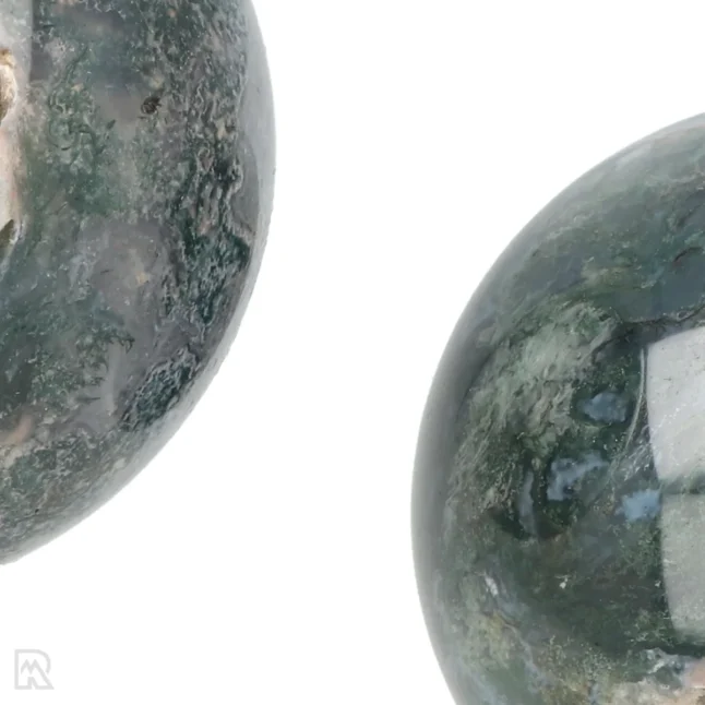Moss agate Spheres from India with item number 18289