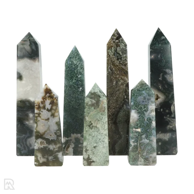 Moss agate Points India