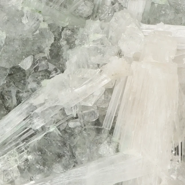 Green Apophyllite with Scolecite from India with item number 18656