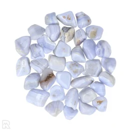 Blue Lace Agaat Trommelstenen uit Zuid-Afrika met artikelnummer 6075
