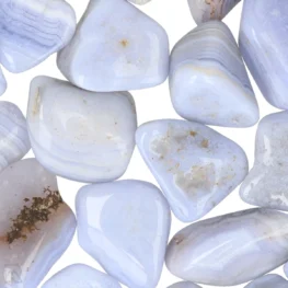 Blue Lace Agaat Trommelstenen uit Zuid-Afrika met artikelnummer 6075