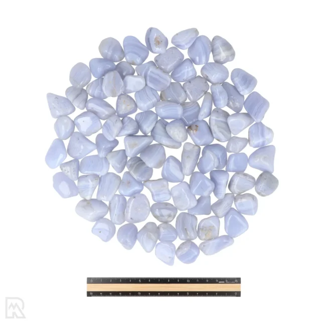 Blue Lace Agaat Trommelstenen uit Zuid-Afrika met artikelnummer 6158