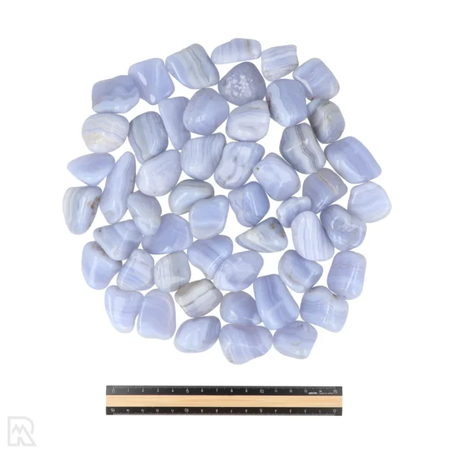 Blue Lace Agate Tumblestones from South Africa with item number 6159