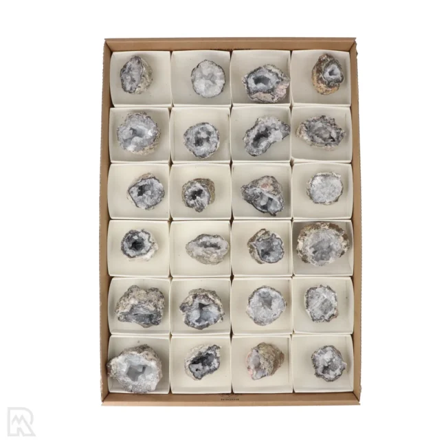 Chalcedony Geodes Sales Box from Mexico with item number 18757