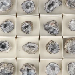 Chalcedoon Geodes Verkoopdoos uit Mexico met artikelnummer 18757