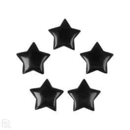 Zwarte Obsidiaan Ster uit China met artikelnummer 5813