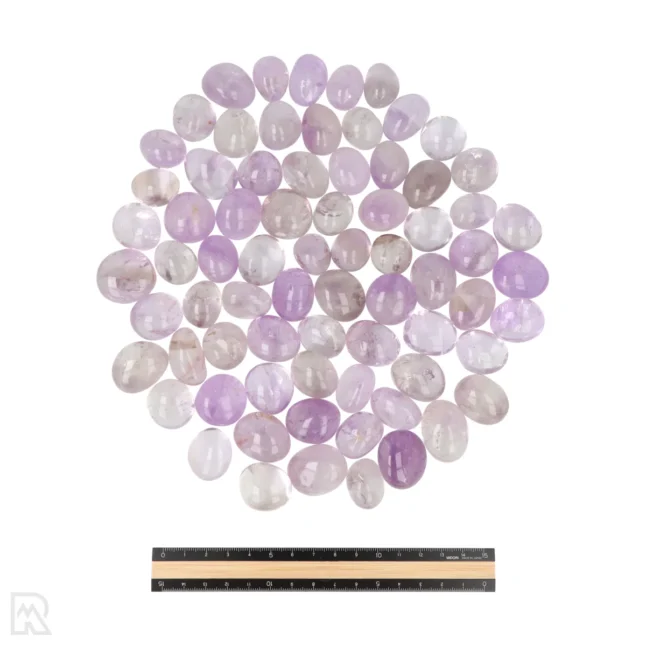 Lichte Amethist Ronde Trommelstenen | S/M - Afbeelding 3