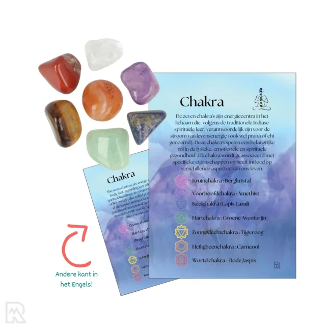 Chakra Verkoopzakje - Trommelstenen