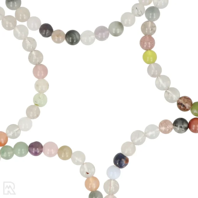 Kleurrijke Mix Kogelarmband | 4 mm - Afbeelding 2
