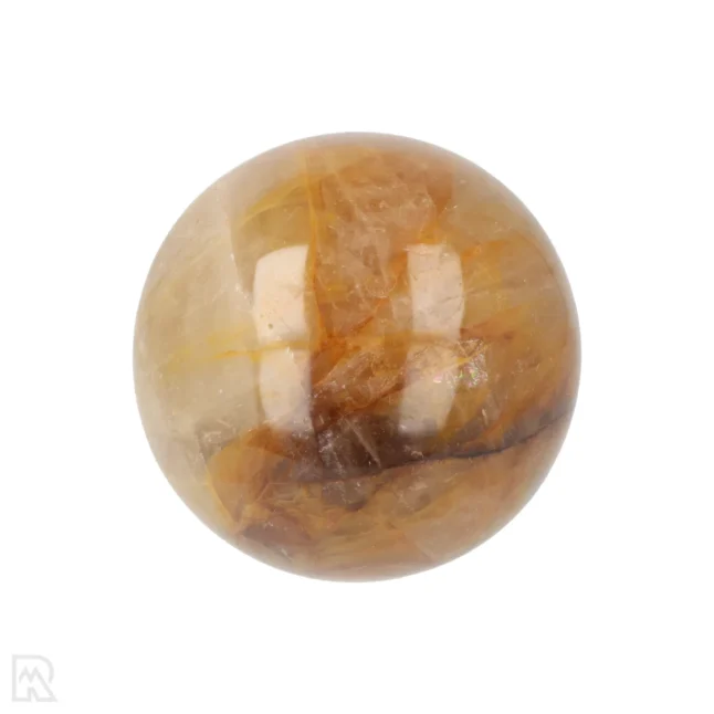 Limonite Quartz Sphere from Madagascar with item number 18841