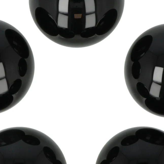 Zwarte Obsidiaan Bol | 4 cm - Afbeelding 2