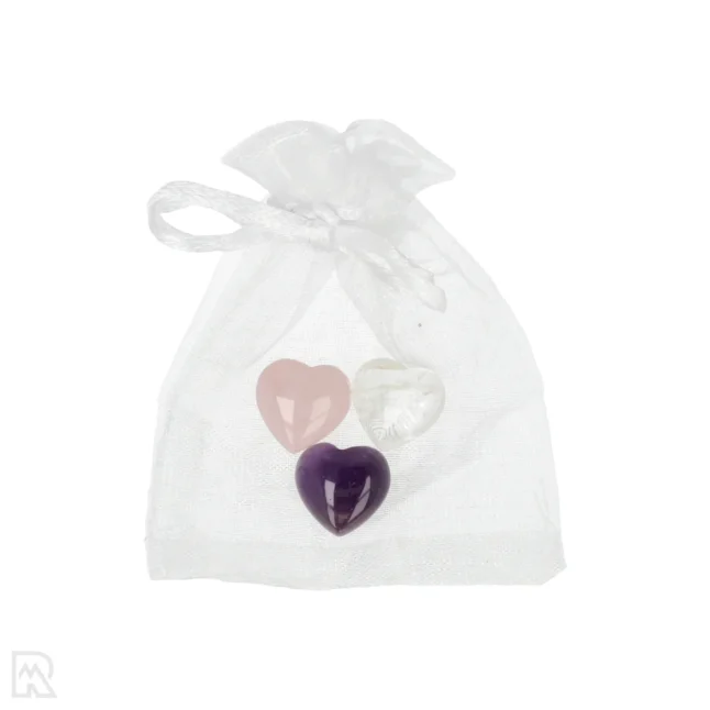 Gold Dreieck Herz Set | 1,5 cm