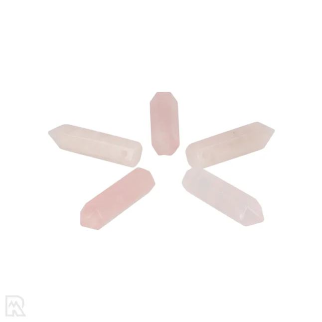 Rozenkwarts Doorboorde Punt Hanger - Image 3