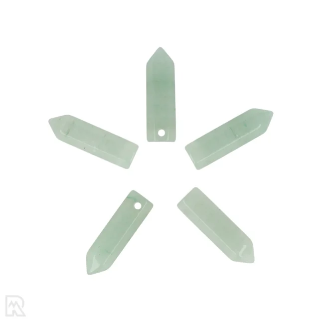 Green Aventurine Pierced Point Pendant