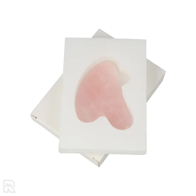 Rozenkwarts Gua Sha in Doosje