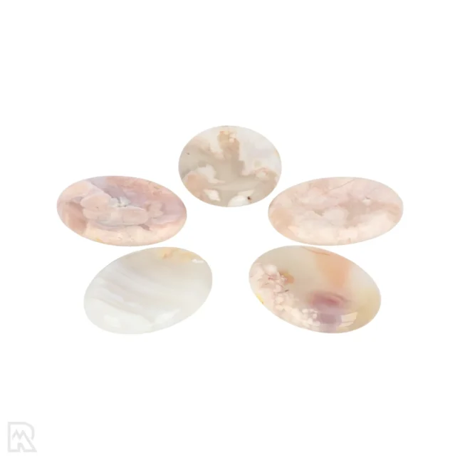 Bloem Agaat Worry Stone | Ovaal - Image 3