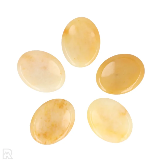 Gelber Aventurin Sorgenstein | Oval