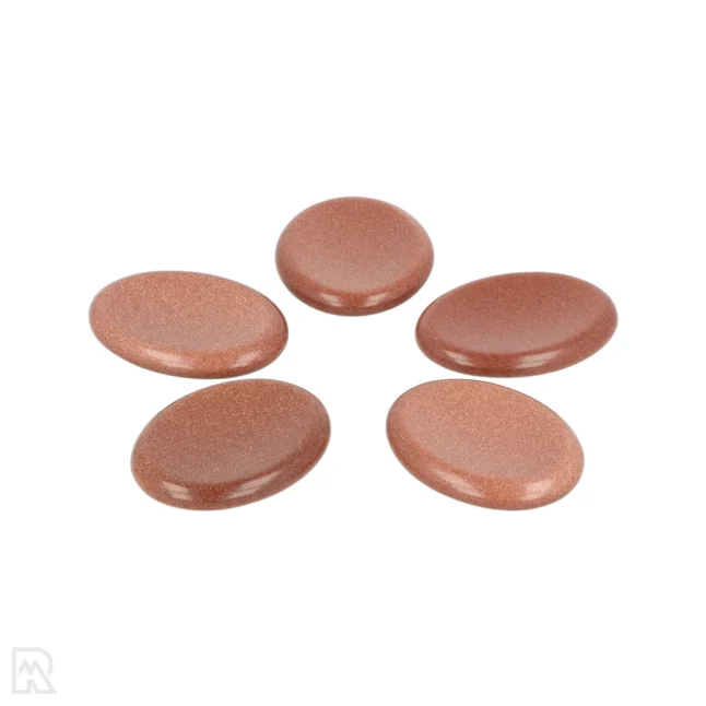 Goudsteen Worry Stone | Ovaal - Afbeelding 3
