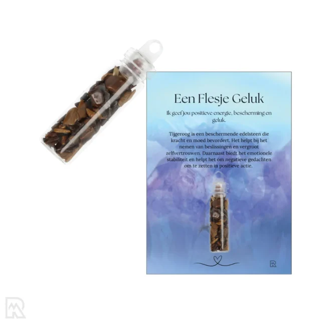 Tijgeroog Verkoopzakje - Flesje