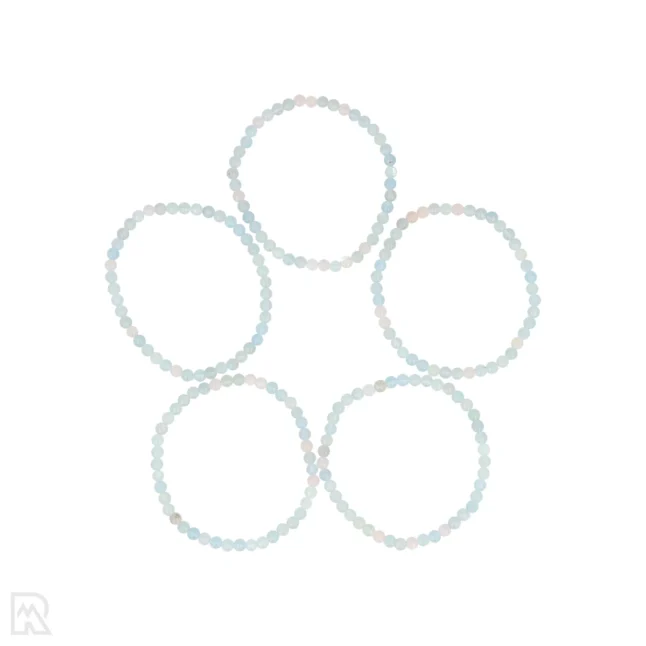 Morganiet Kogelarmband van 4 mm uit China met artikelnummer 8384