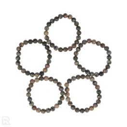 Vulkaniet Kogelarmband van 8 mm uit China met artikelnummer 8460