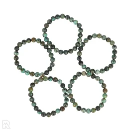 Afrikaanse Turkoois Kogelarmband van 8 mm uit China met artikelnummer 8463