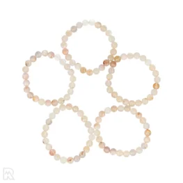 Bloem Agaat Kogelarmband van 8 mm uit China met artikelnummer 8466