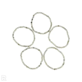 Labradoriet Kogelarmband van 4 mm uit China met artikelnummer 8473