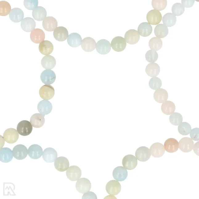 Morganiet Kogelarmband van 6 mm uit China met artikelnummer 8476