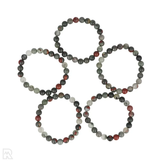 Afrikaanse Heliotroop Kogelarmband van 8 mm uit China met artikelnummer 8496