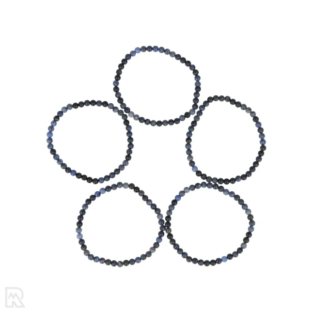Dumortierite Ball Bracelet of 4 mm from China with item number 8499