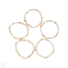 Bloem Agaat Kogelarmband van 6 mm uit China met artikelnummer 8500