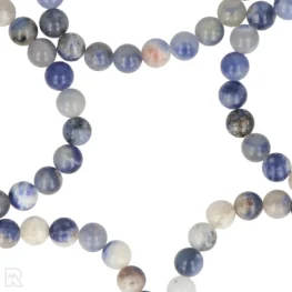 Sodaliet Kogelarmband van  8 mm uit China met artikelnummer 8503