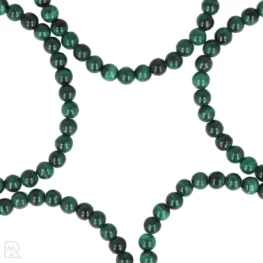 Malachiet Kogelarmband van 6 mm uit China met artikelnummer 8508