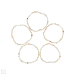 Bloem Agaat Kogelarmband van 4 mm uit China met artikelnummer 8516