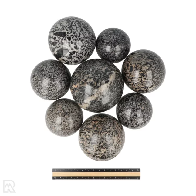 Toermalijn in Kwarts Bollen – Bild 3